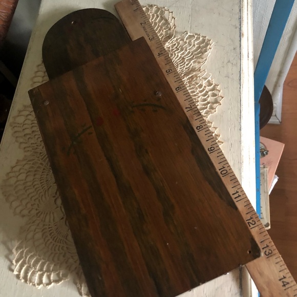 Primitive Wooden Matchstick Holder - Picture 6 of 8